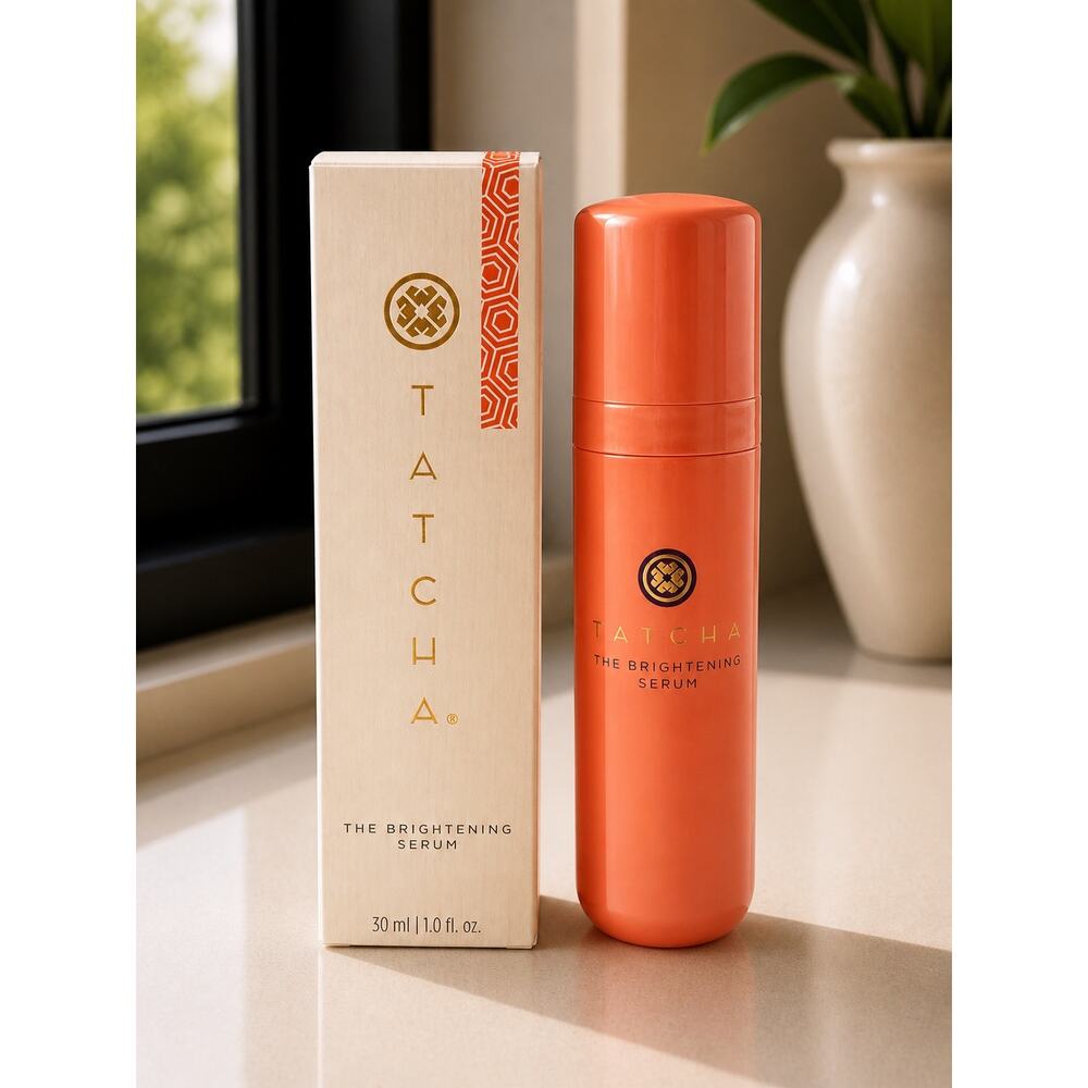 $89 New Tatcha The Brightening Serum 30mL / 1oz NEW In Box Luxury Skincare